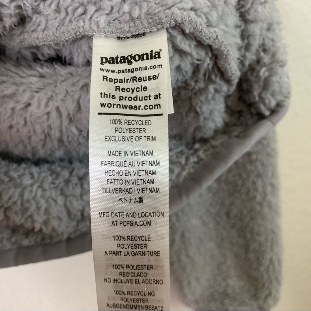 Patagonia womens gray Los Gatos 1/4 zip up sweater M - Picture 6 of 7